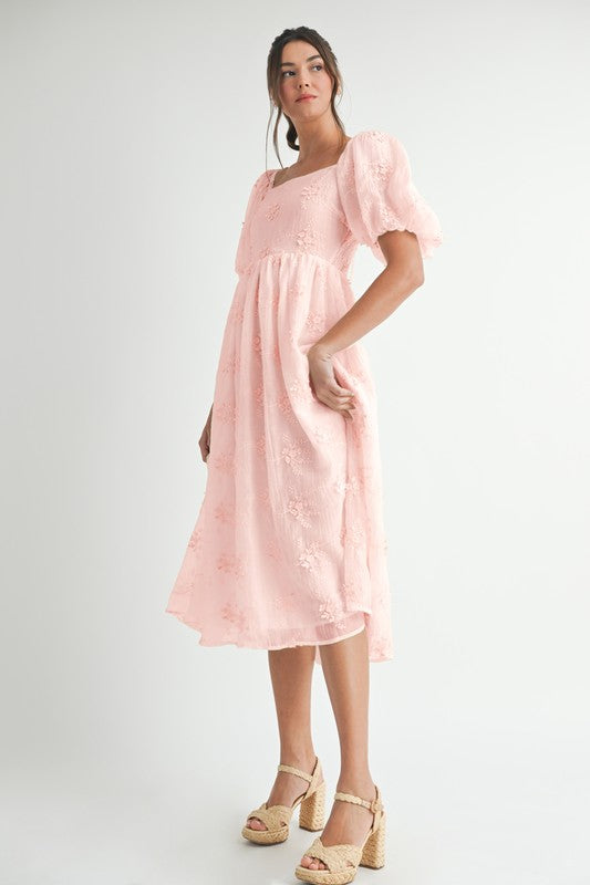 Walking on Pink Clouds Dress