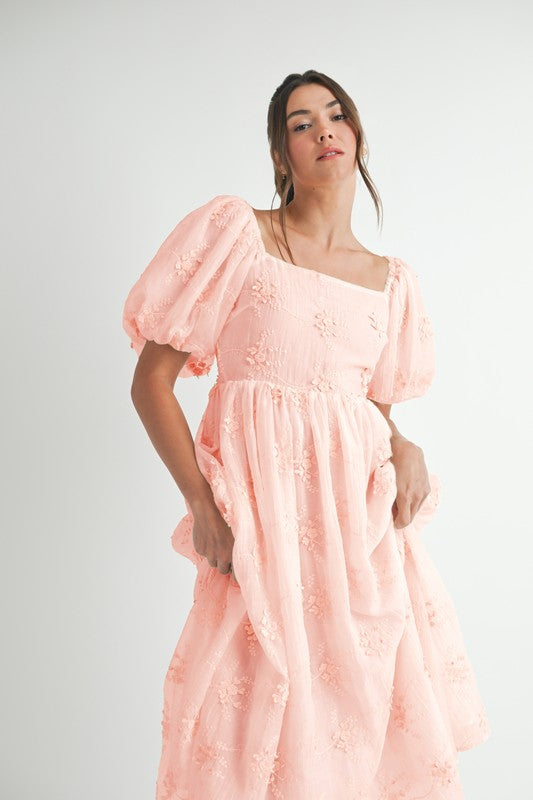 Walking on Pink Clouds Dress