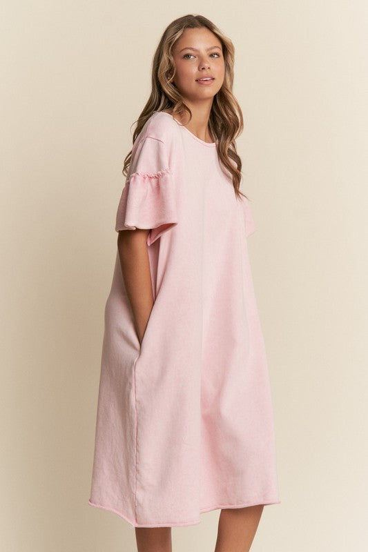 Washed Pink Dress