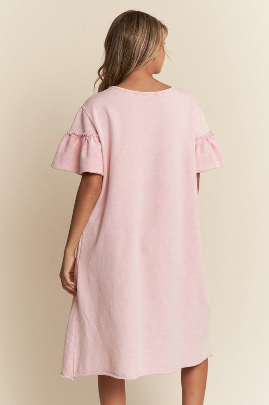 Washed Pink Dress