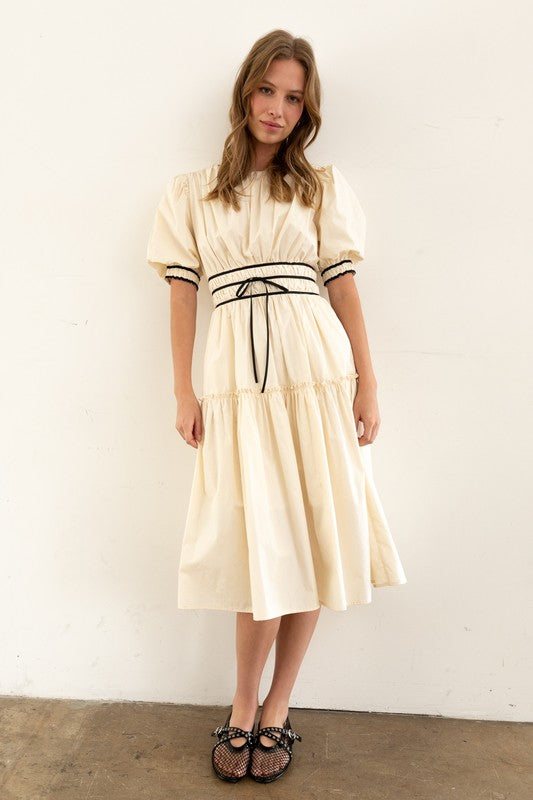 Bow Puff Dress
