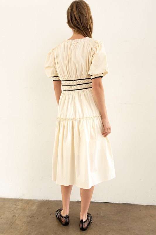 Bow Puff Dress