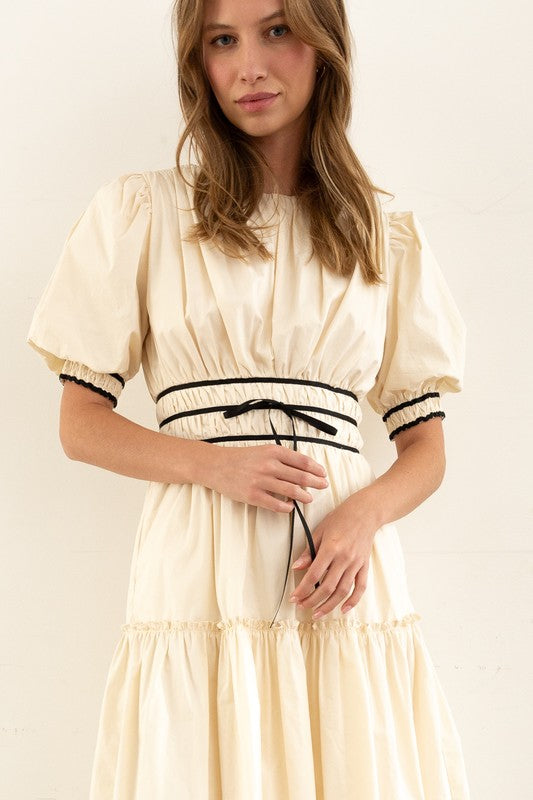 Bow Puff Dress