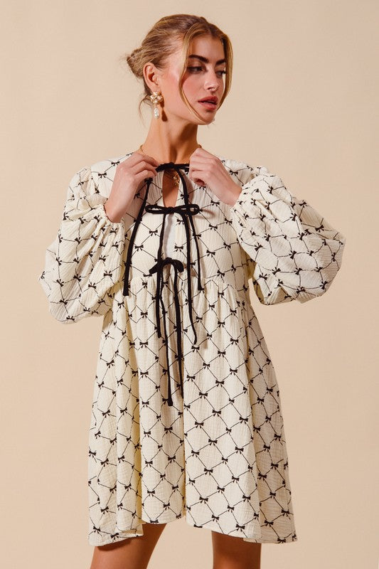 Bow-tiful Cream Tunic