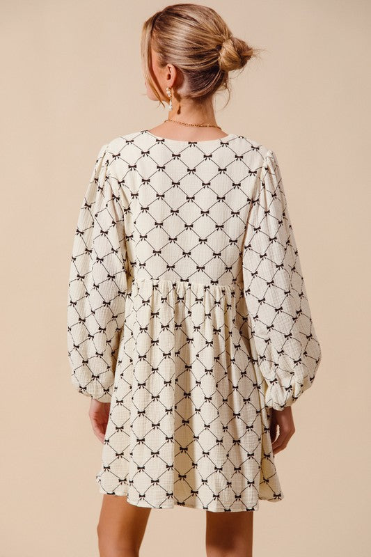 Bow-tiful Cream Tunic