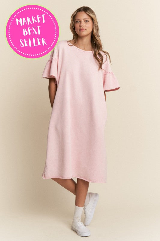 Washed Pink Dress