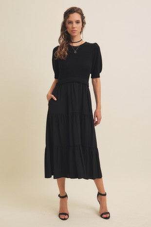 Sweater-Top Dress