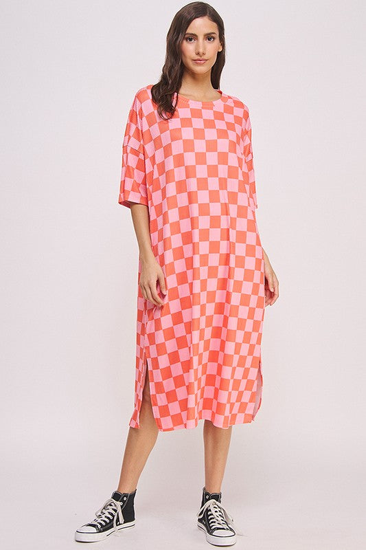 Checked-Out Pink